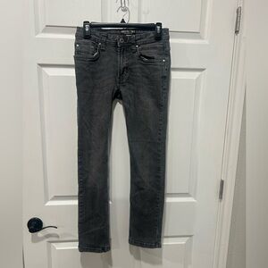 Free Planet Jeans Women’s 28x30 Black Dark‎ Wash Skinny Jeans